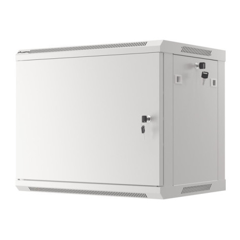 Комуникационен шкаф Lanberg rack cabinet 19" wall-mount 9U - WF01-6409-00S