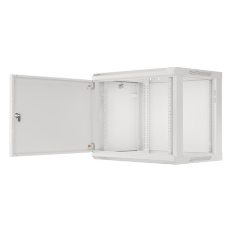 Комуникационен шкаф Lanberg rack cabinet 19" wall-mount 9U - WF01-6409-00S