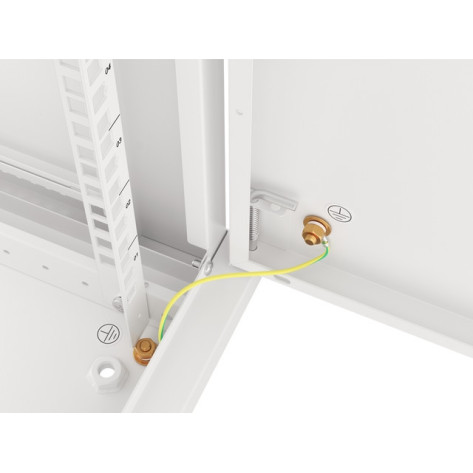 Комуникационен шкаф Lanberg rack cabinet 19" wall-mount 9U - WF01-6409-00S