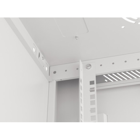 Комуникационен шкаф Lanberg rack cabinet 19" wall-mount 9U - WF01-6409-00S