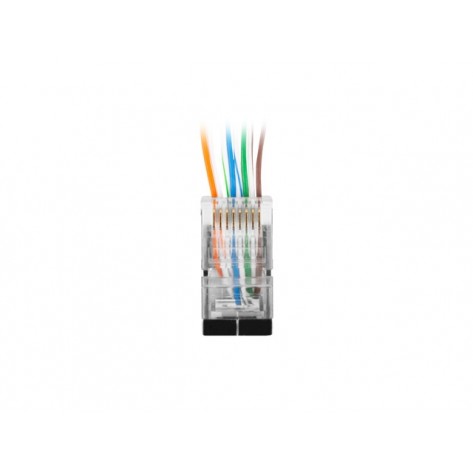 Конектор Lanberg RJ-45 FTP CAT.5e plug 8P8C Pass Throug Type  - PLS-5000EZ