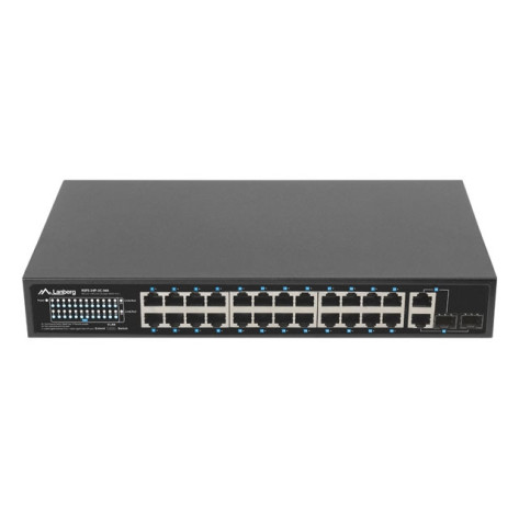 Комутатор Lanberg switch 24x 100mb poe+ - RSFE-24P-2C-360