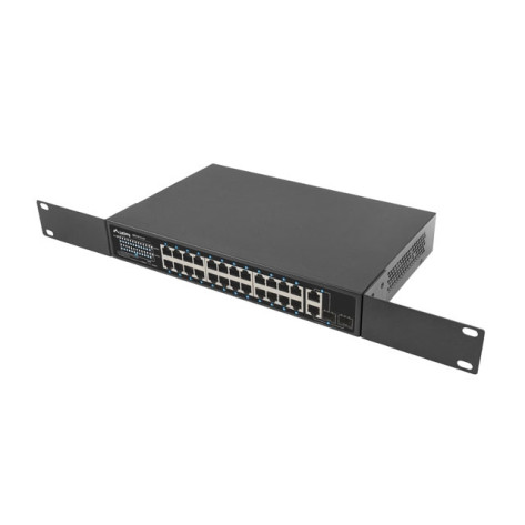 Комутатор Lanberg switch 24x 100mb poe+ - RSFE-24P-2C-360