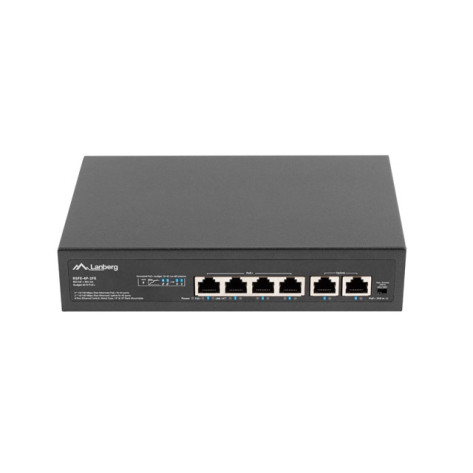 Комутатор Lanberg switch 4x 100mb poe+ - RSFE-4P-2FE-60