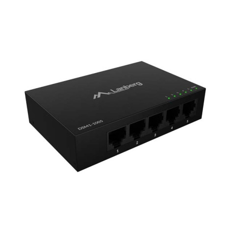 Комутатор Lanberg switch DSM1-1005 5-port - DSM1-1005