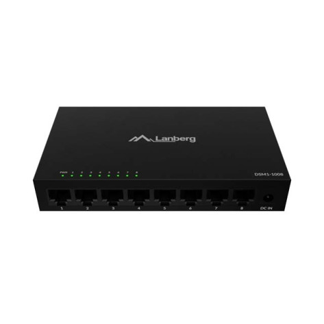 Комутатор Lanberg switch DSM1-1008 8-port - DSM1-1008