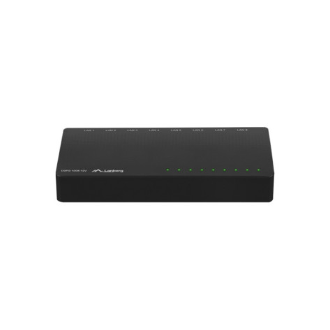 Комутатор Lanberg switch dsp2-1008-12v 8x 1GB - DSP2-1008-12V