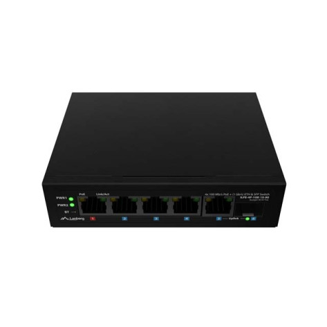 Комутатор Lanberg Switch ILFE-4P-1Ge-1S-90 POE 1 x BT 3 x AT SFP - ILFE-4P-1GE-1S-90