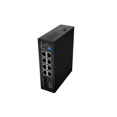 Комутатор Lanberg Switch ILGE-8P-2S-120 POE 4 x BT 4 x AT 2 x SFP DIN Unmanagment Gigabit Ethernet - ILGE-8P-2S-120