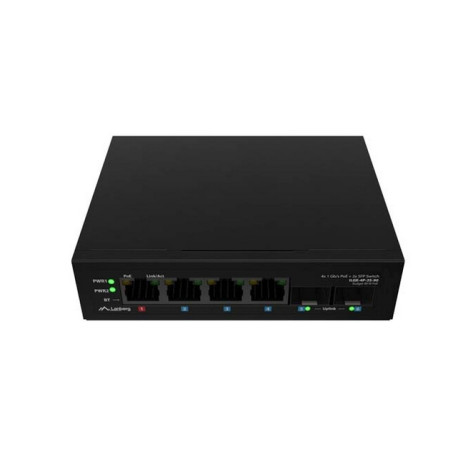 Комутатор Lanberg Switch Light Industrial POE 1 x BT 3 x AT 2 x SFP DIN Unmanagment Gigabit Ethernet - ILGE-4P-2S-90