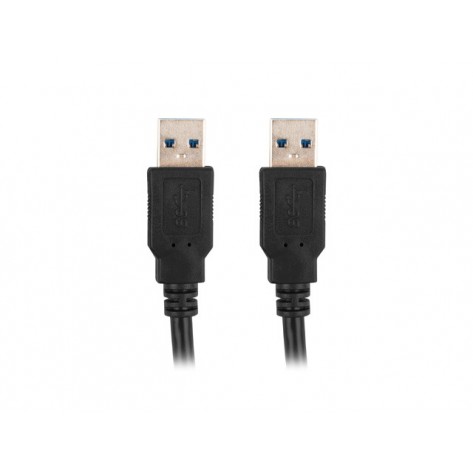 Кабел Lanberg USB-A  - CA-USBA-30CU-0005-BK