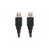 Кабел Lanberg USB-A  - CA-USBA-30CU-0005-BK