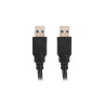 Кабел Lanberg USB-A M - CA-USBA-30CU-0010-BK