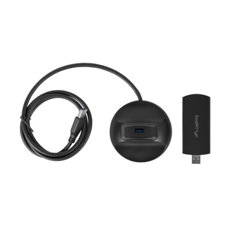 Адаптер Lanberg USB adapter wireless network card nc-3000-wi ax3000 tri-band 2x internal antennas - NC-3000-WI
