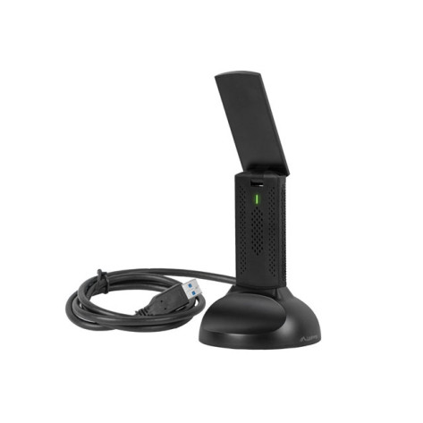 Адаптер Lanberg USB adapter wireless network card nc-3000-wi ax3000 tri-band 2x internal antennas - NC-3000-WI