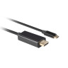 Кабел Lanberg USB-C  - CA-CMDP-10CU-0018-BK