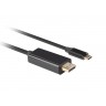 Кабел Lanberg USB-C  - CA-CMDP-10CU-0030-BK