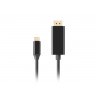 Кабел Lanberg USB-C  - CA-CMDP-10CU-0030-BK