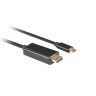 Кабел Lanberg USB-C  - CA-CMHD-10CU-0018-BK
