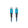 Кабел Lanberg USB-C - CA-CMCM-45CU-0005-BK