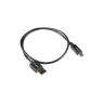 Кабел Lanberg USB-C - CA-USBO-15CU-0010-BK