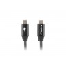 Кабел Lanberg USB-C M - CA-CMCM-40CU-0018-BK