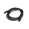Кабел Lanberg USB-C M - CA-USBE-20CC-0015-BK
