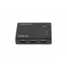 Адаптер Lanberg Video Switch 3x HDMI + Micro USB port + Remote Controller - SWV-HDMI-0003