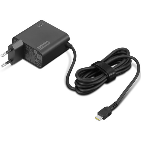 Адаптер Lenovo 65W USB-C Wall Adapter-EU Pin - 4X21L54610