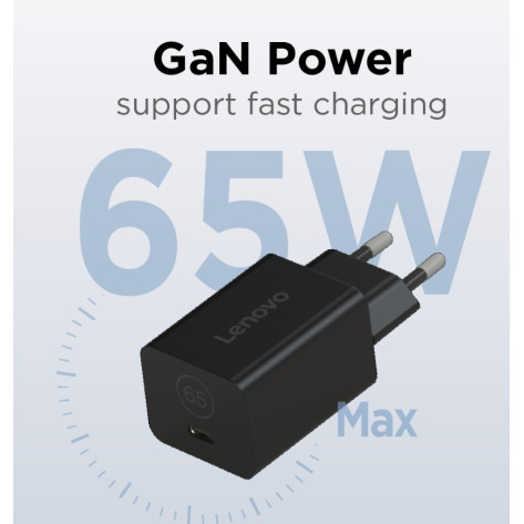 Адаптер Lenovo GaN Nano 65W Adapter - 40AWGN65EU