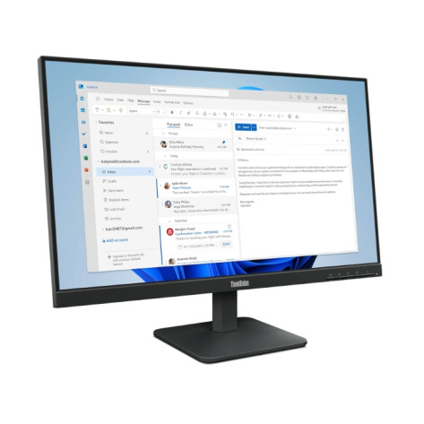 Монитор Lenovo ThinkVision S24-4e 23.8" IPS WLED - 64B5KAT1EU