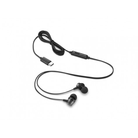 Слушалки Lenovo USB-C Wired In-Ear Headphones - 4XD1J77351