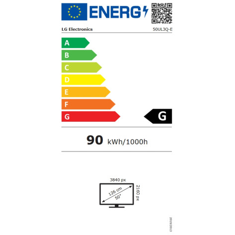Широкоформатен дисплей LG 50UL3Q-E - 50UL3Q-E