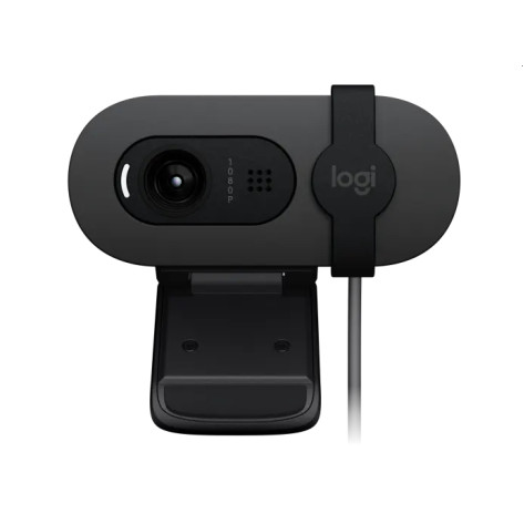Уебкамера Logitech Brio 100 Full HD Webcam - GRAPHITE - USB - N - 960-001585