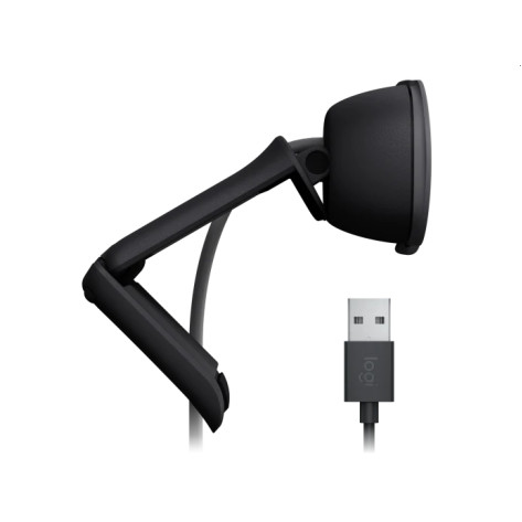 Уебкамера Logitech Brio 100 Full HD Webcam - GRAPHITE - USB - N - 960-001585