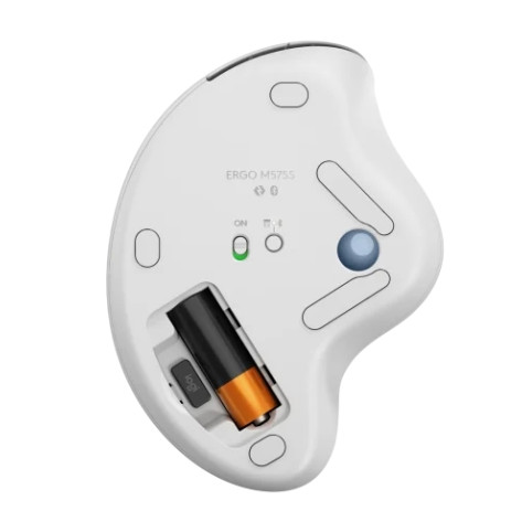Мишка Logitech ERGO M575S - WHITE - 910-007030
