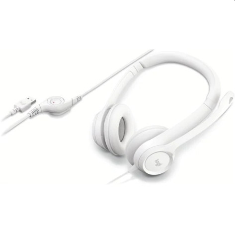 Слушалки Logitech H390 USB Computer Headset - OFF-WHITE - USB - N - 981-001286
