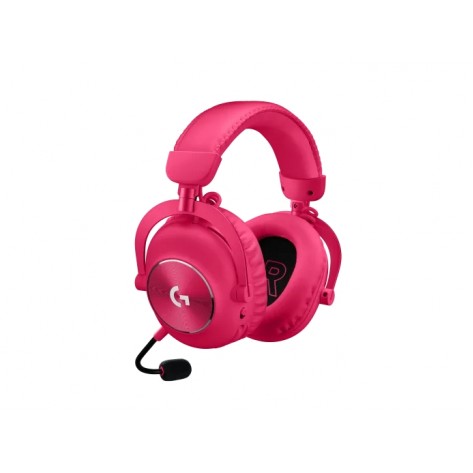 Слушалки Logitech Headset - PRO X 2 LIGHTSPEED Wireless Gaming Headset - MAGENTA - 2.4GHZ - N - 981-001275