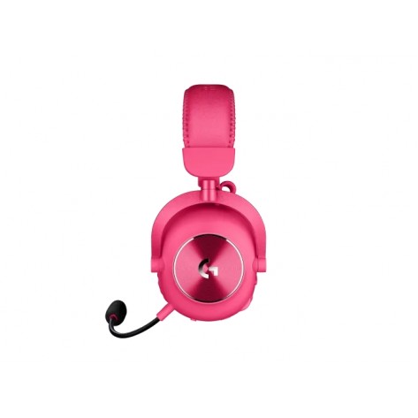 Слушалки Logitech Headset - PRO X 2 LIGHTSPEED Wireless Gaming Headset - MAGENTA - 2.4GHZ - N - 981-001275