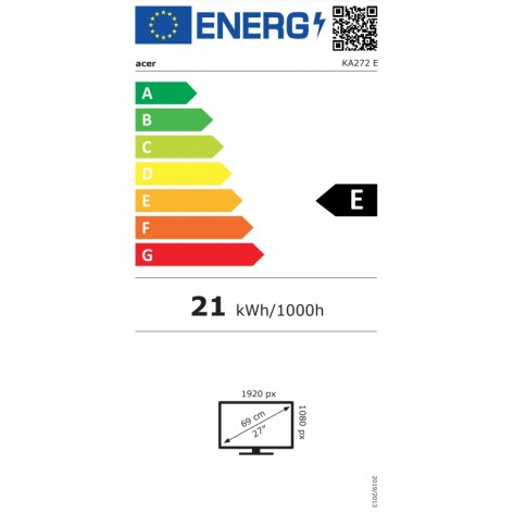 Монитор Acer KA272E0bi - UM.HX2EE.034