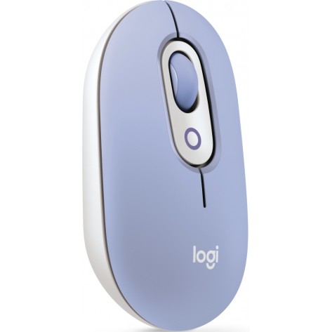 Мишка Logitech - POP, оптична, безжична, Lilac