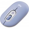 Мишка Logitech - POP, оптична, безжична, Lilac