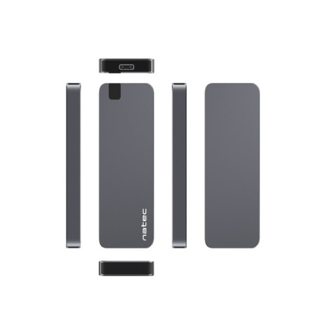 Кутия за твърд диск Natec External SSD Enclosure Rhino M.2 NVME USB-C 3.1 GEN 2 Aluminium - NKZ-1953