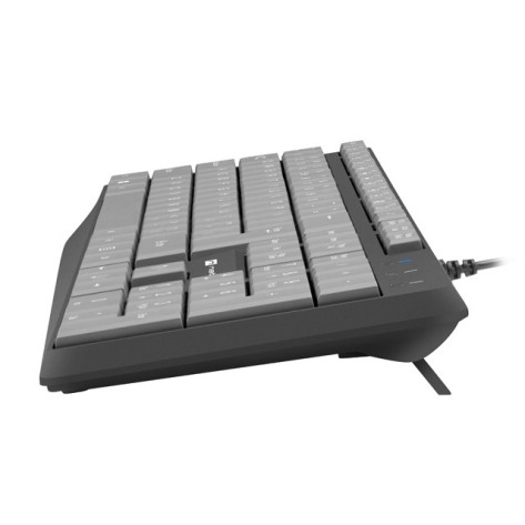 Клавиатура Natec keyboard Nautilus SLIM Black-Grey US layout - NKL-1507