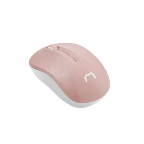 Мишка Natec Mouse Toucan Wireless 1600 DPI Optical Pink-White - NMY-1652