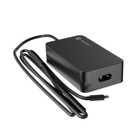 Адаптер Natec Natec Laptop Charger Grayling GAN USB-C 65W for laptops - NZU-2361