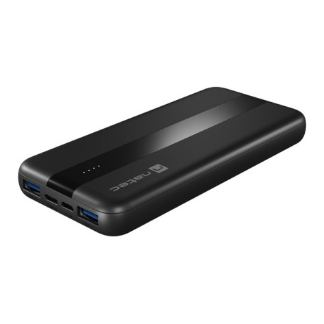 Зарядно устройство Natec Powerbank Trevi Slim Q V2 10000MAh 2X USB-A 18W + 1X USB-C 20W + USB-C - USB0-C CABLE - NPB-2294