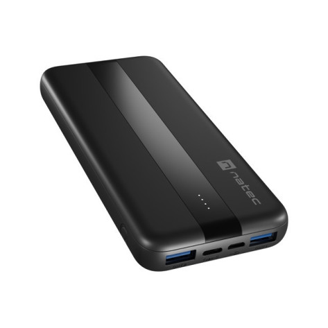 Зарядно устройство Natec Powerbank Trevi Slim Q V2 10000MAh 2X USB-A 18W + 1X USB-C 20W + USB-C - USB0-C CABLE - NPB-2294