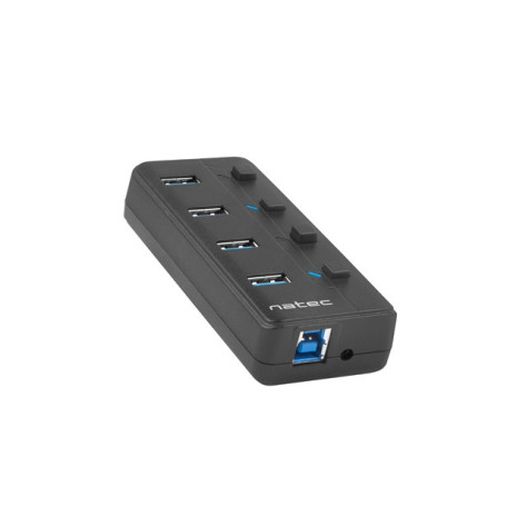 USB хъб Natec USB 3.0 Hub Mantis 2 4-Port On - NHU-1557