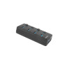 USB хъб Natec USB 3.0 Hub Mantis 2 4-Port On - NHU-1557